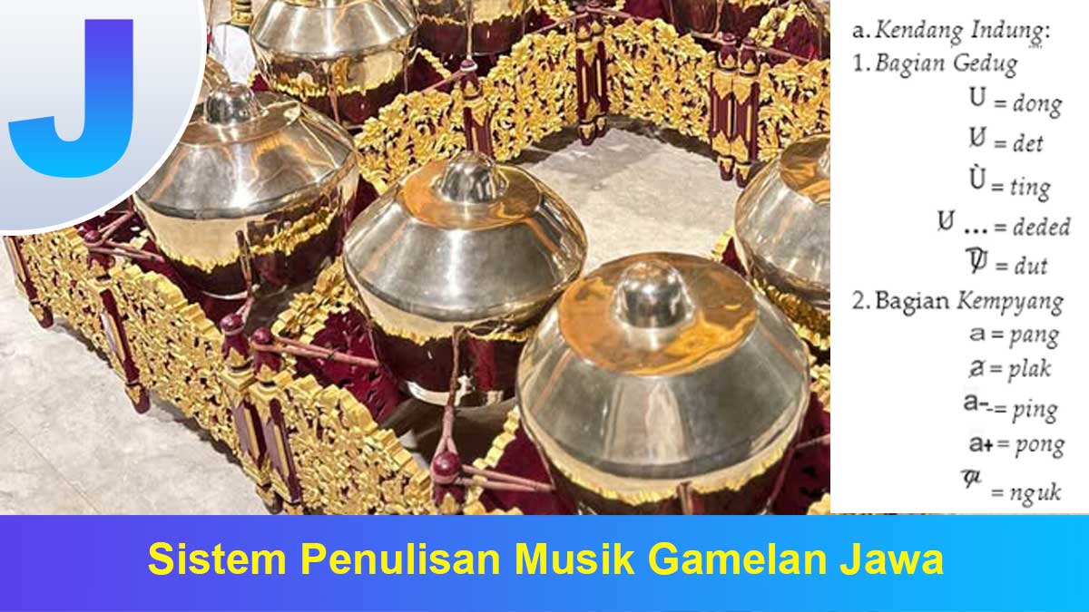 Sistem Penulisan Musik Gamelan Jawa