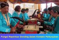 Fungsi Repertoar Gending dalam Konteks Pertunjukan