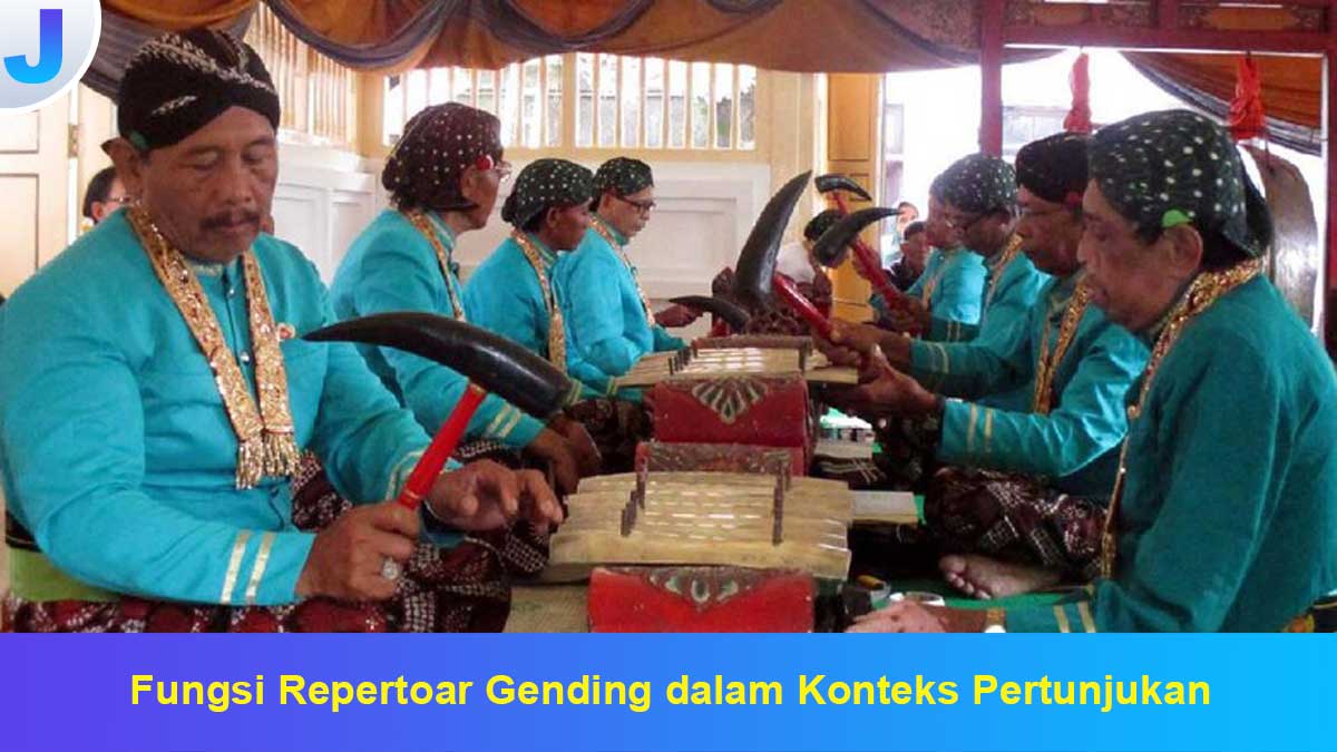 Fungsi Repertoar Gending dalam Konteks Pertunjukan