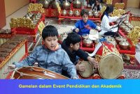 Gamelan dalam Event Pendidikan dan Akademik