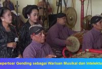 Repertoar Gending sebagai Warisan Musikal dan Intelektual