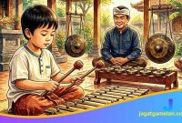 Anak Kecil Cepat Belajar Ritme Gamelan