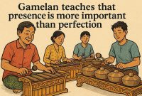 gambar ilustrasi Gamelan Mengajarkan Bahwa Kehadiran Lebih Penting daripada Kesempurnaan