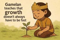 gambar ilustrasi Gamelan Mengajarkan Bahwa Pertumbuhan Tidak Harus Selalu Cepat