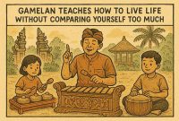 gambar ilustrasi Gamelan Mengajarkan Cara Menjalani Hidup Tanpa Terlalu Banyak Membandingkan Diri