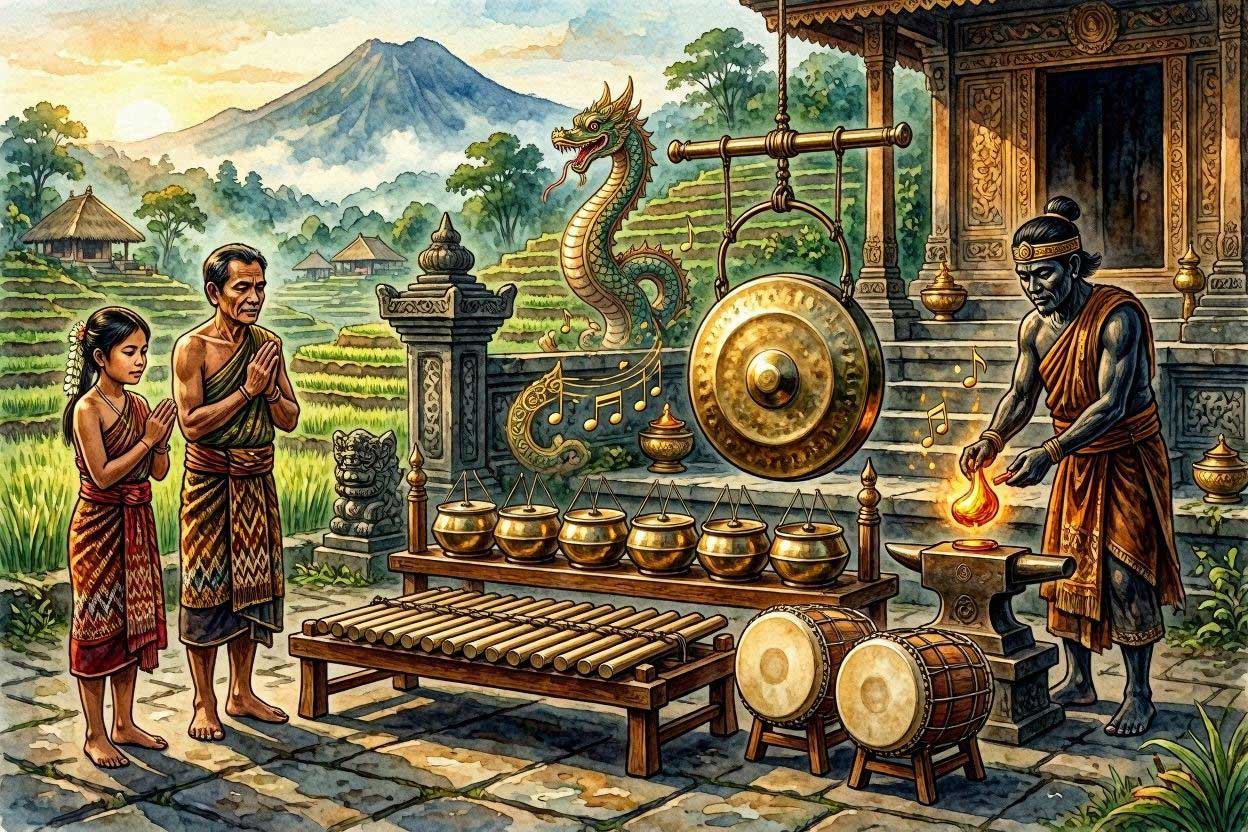 gambar ilustrasi Mitos Gamelan